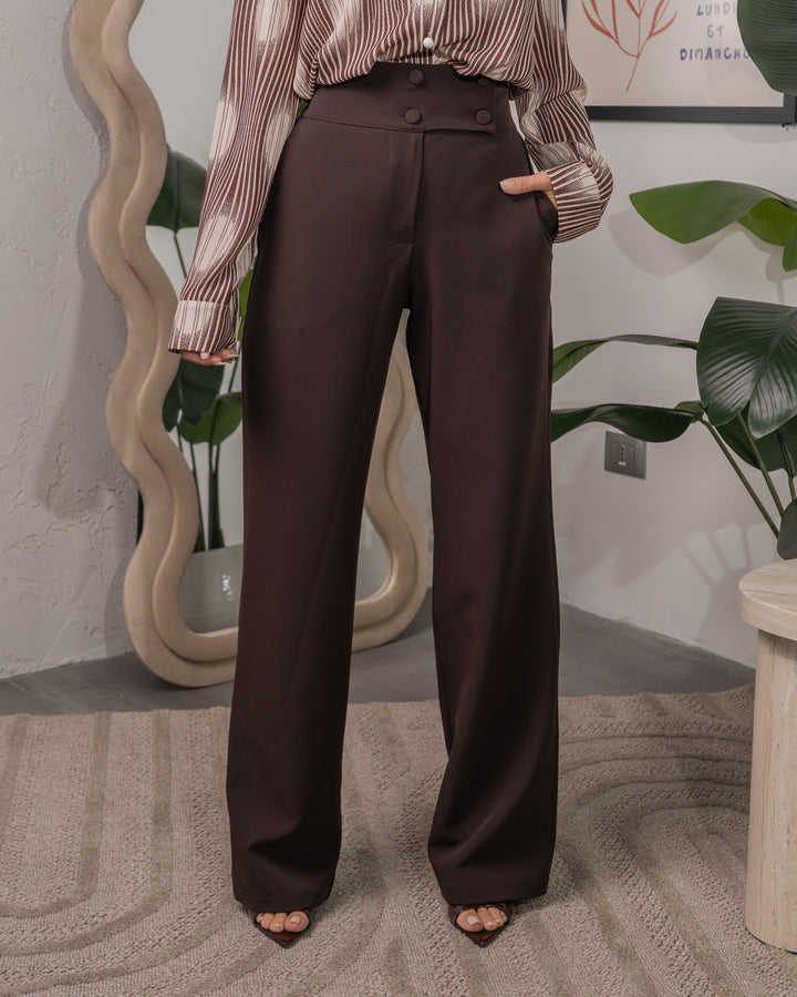 Elegante Pantalone Doppio Bottone