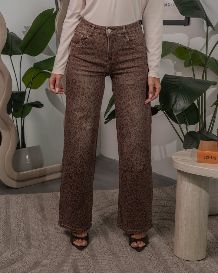 Jeans Leopardato