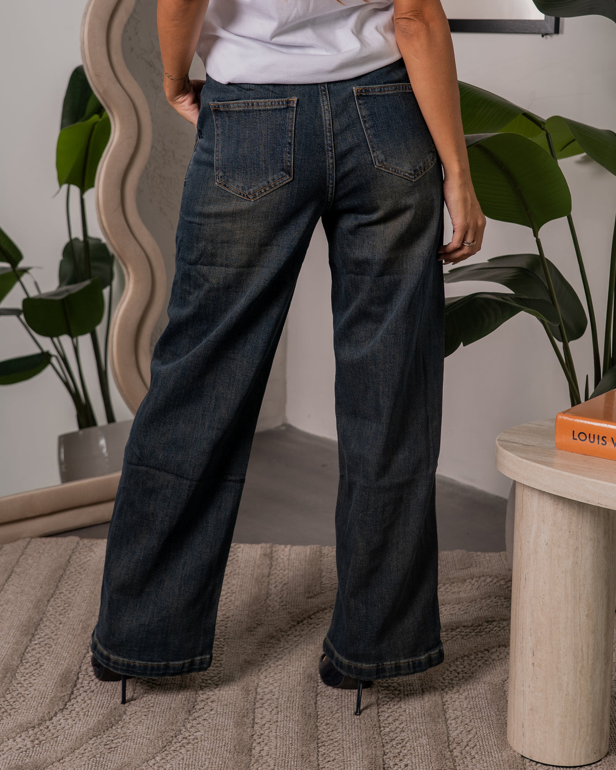 Jeans con Laccio Sabbiato