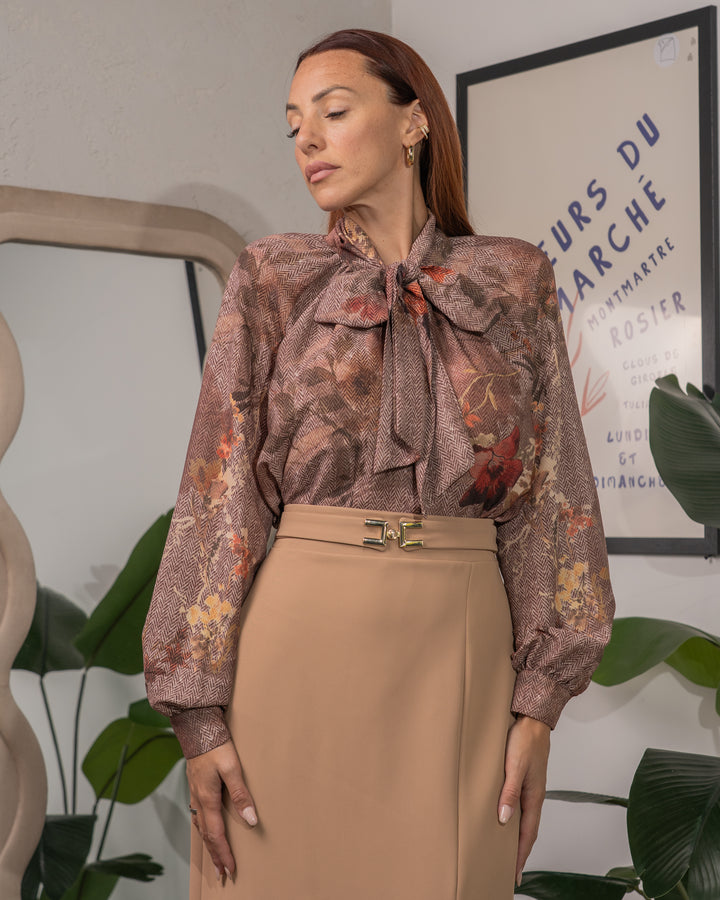 Blusa Autunno con Fiocco
