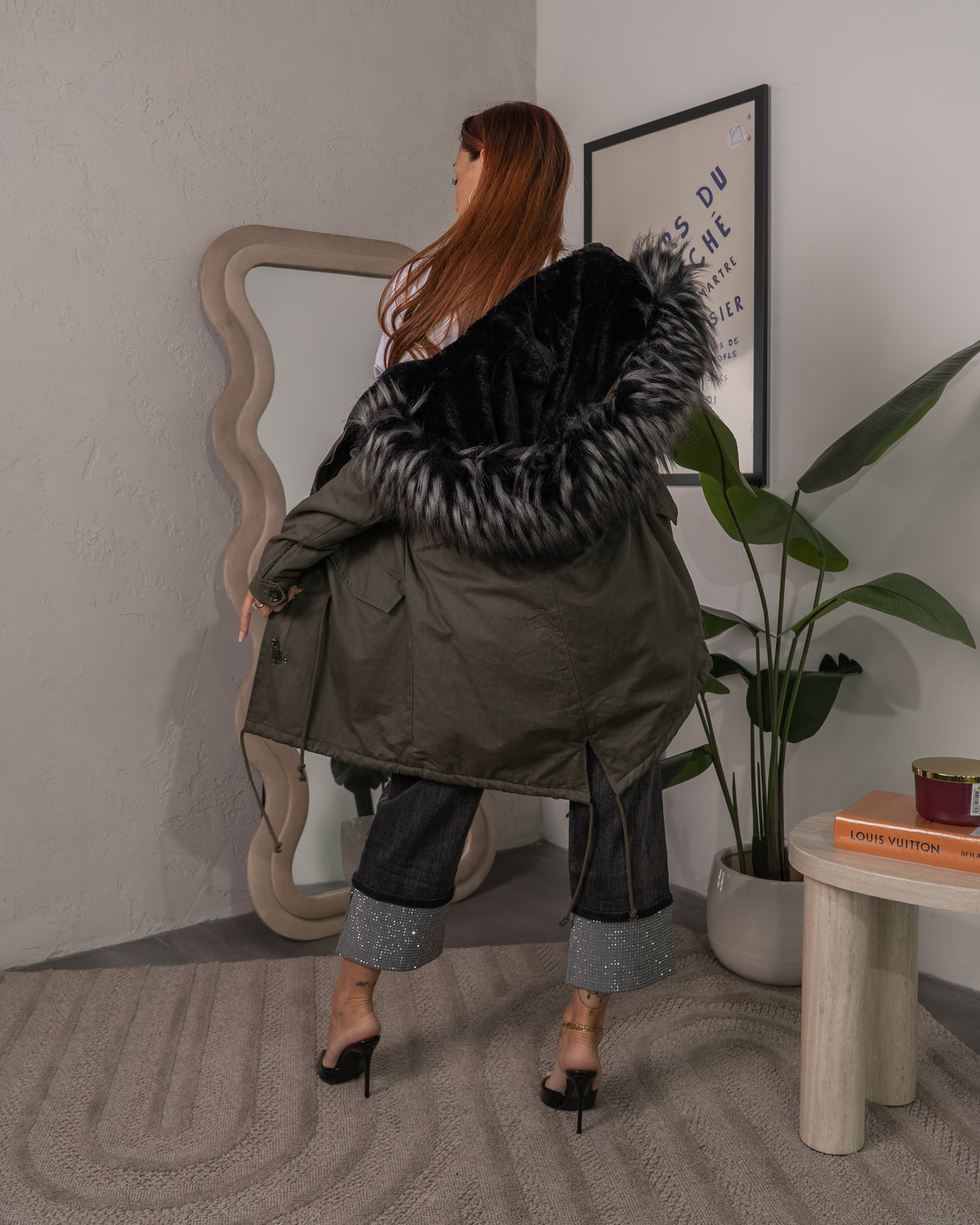 Parka Urban con Cappuccio Ecopelliccia